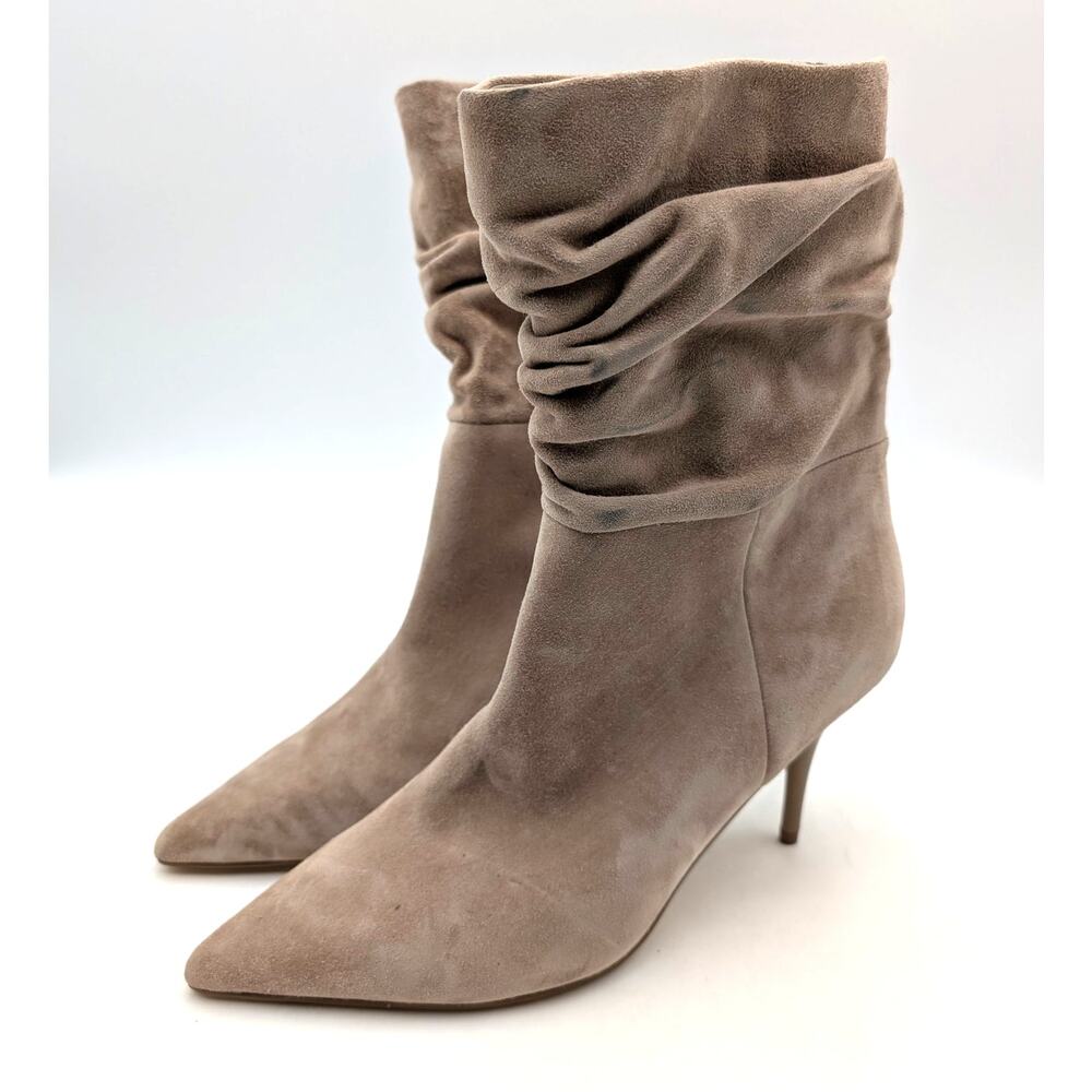 Calvin Klein Cerine Slouch Pointed Toe Bootie Light Natural Size US9M EU39.5